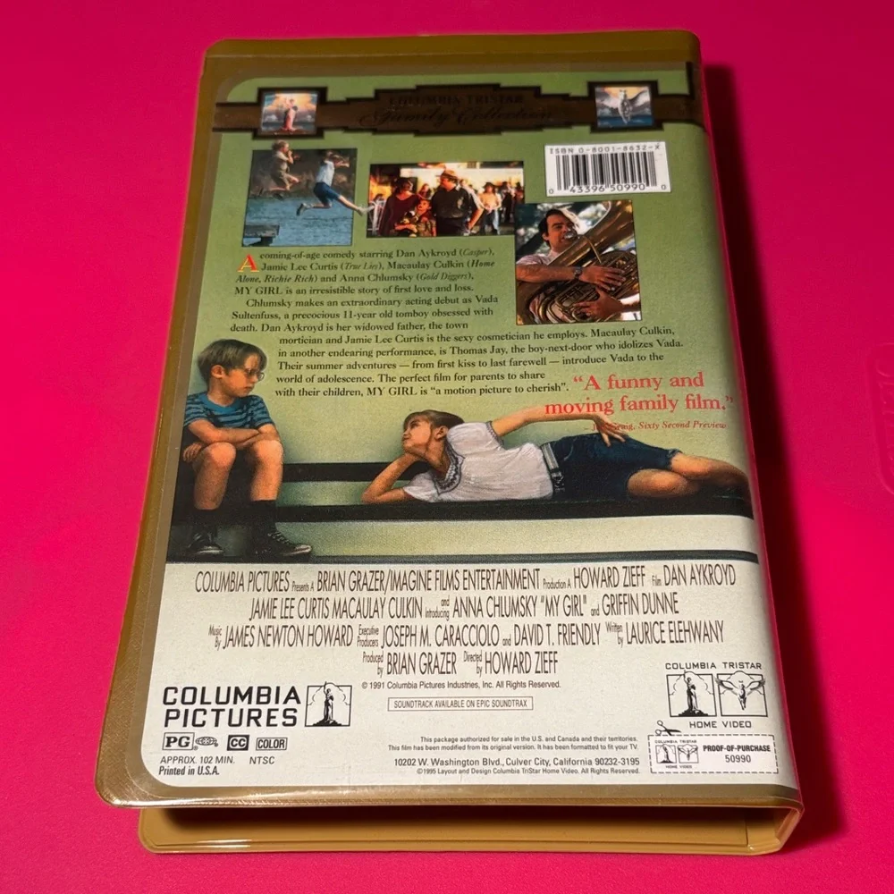 My Girl VHS Tape